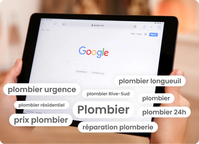Recherche de mots-clés Google Ads