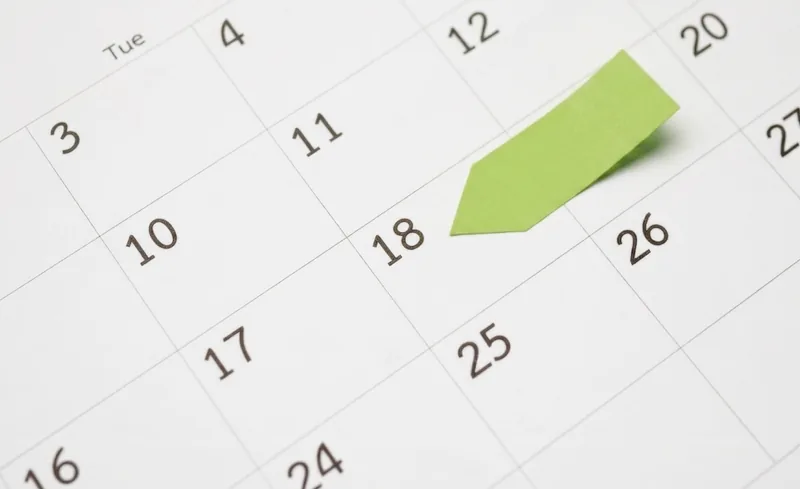 Calendrier éditorial de médias sociaux